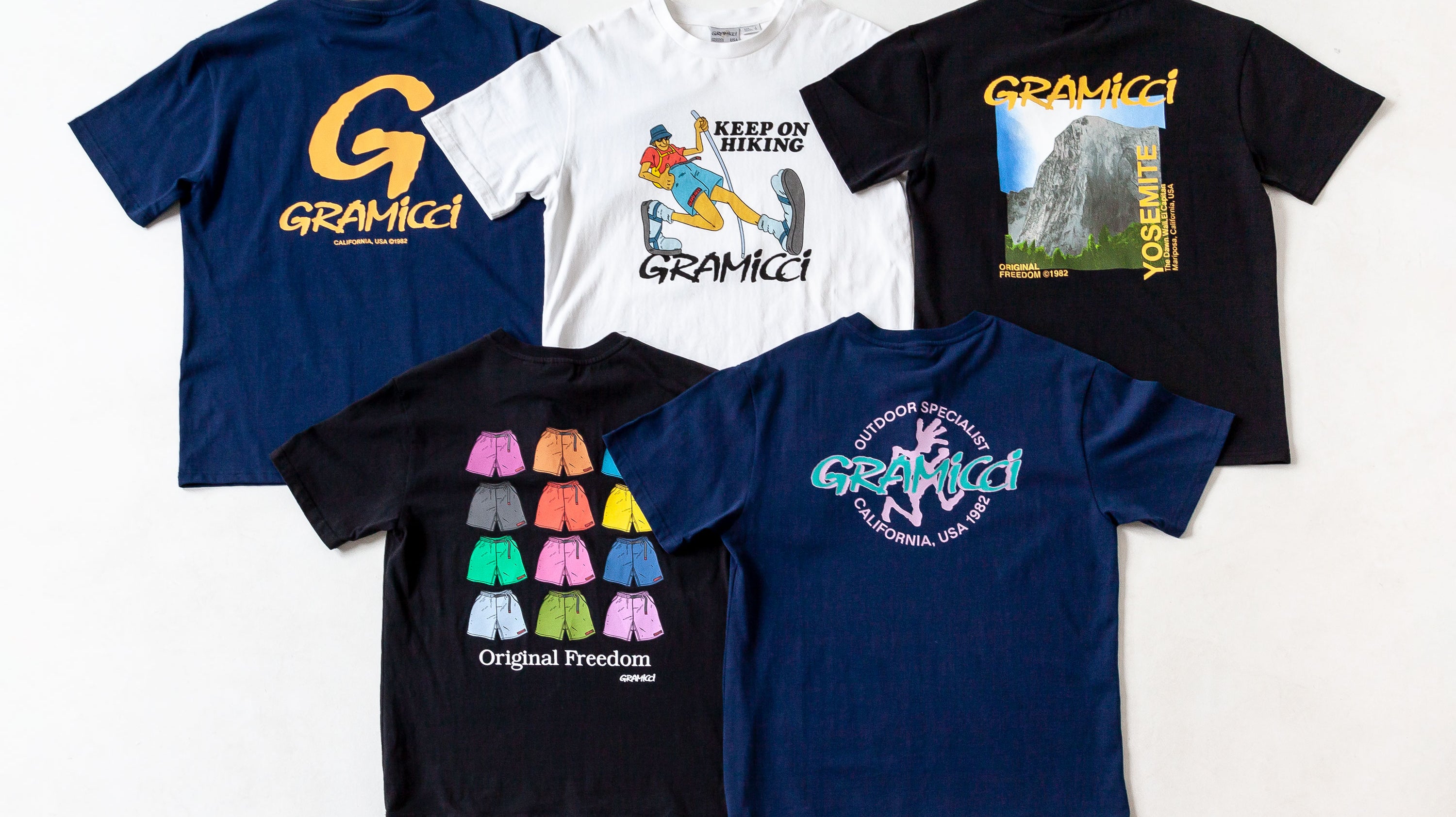 Gramicci Spring Collection Graphic Tees